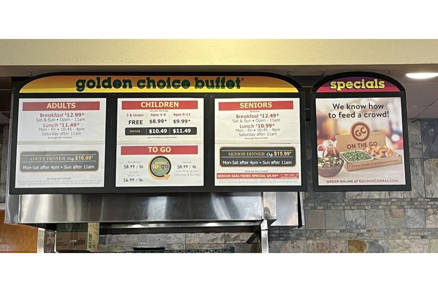 Golden Corral buffet